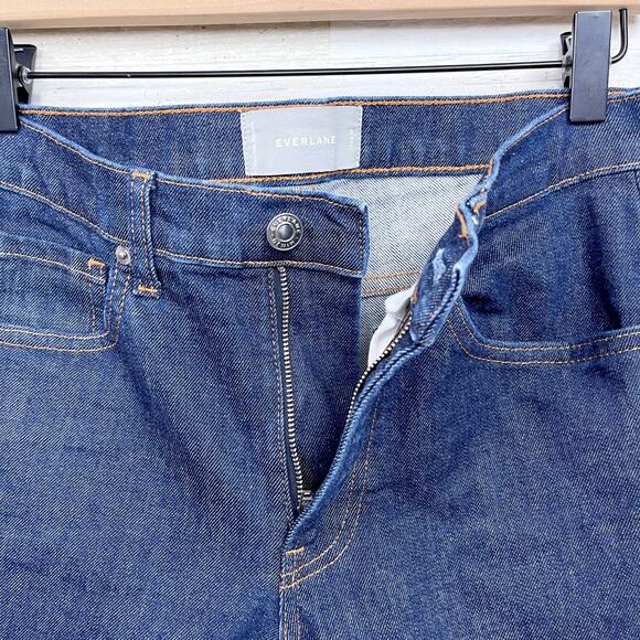 Everlane Slim Straight Leg Stretch Jeans Dark Wash 5 Pocket Denim Mens 29x30 - Picture 3 of 7